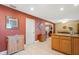 Spacious eat-in kitchen offering an island, tile floors, and convenient access to living and dining areas at 11125 117Th St, Seminole, FL 33778