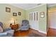 Cozy office space features a closet, hardwood floors, and natural light at 11125 117Th St, Seminole, FL 33778