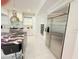 Modern kitchen with stainless steel appliances and a striking island at 13400 10Th St, Dade City, FL 33525