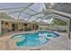 Pool and patio area in backyard at 13750 Fareham Rd, Odessa, FL 33556