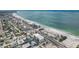 Beautiful aerial view showing proximity to the beach, ocean, and residential areas at 14401 Gulf Blvd # 106, Madeira Beach, FL 33708