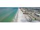 Panoramic aerial shot showcasing coastline with beach and ocean near coastal property at 14401 Gulf Blvd # 106, Madeira Beach, FL 33708