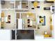A 3D rendering of the floor plan at 16431 Enclave Village Dr # 16431, Tampa, FL 33647