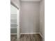 A storage space with shelving and painted walls at 19664 Ship Wheel Way, Land O Lakes, FL 34638