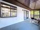 Enclosed patio features sliding glass doors at 2031 Dover Ct, Oldsmar, FL 34677