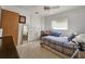 Bedroom with ceiling fan and closet at 2066 High Ridge Dr, Clearwater, FL 33763