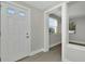 Entryway with a white front door and a window at 243 45Th N St, St Petersburg, FL 33713