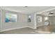 Living room featuring a kitchen in background at 243 45Th N St, St Petersburg, FL 33713