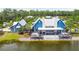 Stunning lakeside clubhouse with lakeside decking at the Bexley community at 4177 Beeswax Ln, Land O Lakes, FL 34638