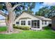 Cozy screened lanai is attached to the home at 5205 Fairway One Dr, Valrico, FL 33596