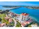 Aerial view of a beautiful waterfront community on the water at 6265 Sun Blvd # 1203, St Petersburg, FL 33715