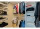 Organized walk-in closet offering ample storage, and shelving for clothes and accessories at 6265 Sun Blvd # 1203, St Petersburg, FL 33715