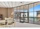 Lounge area with multiple tables and an ocean view at 6265 Sun Blvd # 1203, St Petersburg, FL 33715
