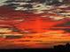 Dramatic sunset view with vibrant red and orange clouds filling the sky over the silhouette of a city skyline at 6265 Sun Blvd # 1203, St Petersburg, FL 33715