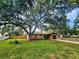 Charming single-story home with a large, mature tree providing ample shade and curb appeal at 7001 86Th N Ave, Pinellas Park, FL 33782