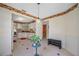 Open kitchen layout with ample cabinet space and views of the dining area at 8980 Antigua Dr, Seminole, FL 33777