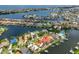 Aerial view of waterfront homes, showcasing the community's prime location at 920 Symphony Isles Blvd, Apollo Beach, FL 33572