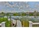 Scenic waterfront view from the dock overlooking the tranquil canal at 920 Symphony Isles Blvd, Apollo Beach, FL 33572