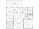 Detailed floor plan showcasing the layout of the house, including room dimensions and features at 1025 Reading Rd, Lutz, FL 33558