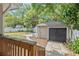 Backyard featuring a detached garage and offering outdoor space at 1203 E New Orleans Ave, Tampa, FL 33603