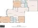 Layout of the home showcases the placement of all rooms at 12873 Cumberland Dr, Largo, FL 33773