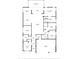 Detailed floor plan showcasing the layout of the home and room dimensions at 13336 Graham Yarden Dr, Riverview, FL 33579