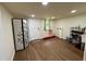 Finished basement with laundry area and versatile space, perfect for storage or hobbies at 18452 Fort Dade Ave, Brooksville, FL 34601