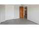 This bedroom has a clean and simple design, with a closet and neutral colors at 2044 Temple Ter, Clearwater, FL 33764