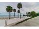 Picturesque beach scenery with palm trees, sandy shore, and waterfront access, showcasing coastal living at 2227 Brevard Ne Rd, St Petersburg, FL 33704