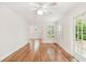 Airy bedroom with wood floors, french doors and natural light at 2227 Brevard Ne Rd, St Petersburg, FL 33704