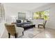 Bright living room with large window, comfortable seating, and stylish decorative accents at 232 36Th N Ave # 202C, St Petersburg, FL 33704