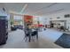 Spacious clubhouse features a cozy fireplace, comfortable seating, and a fully-equipped kitchen for gatherings at 2749 Countryside Blvd # 20, Clearwater, FL 33761