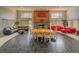 Clubhouse with an inviting fireplace, ample seating, and a bright atmosphere, perfect for community events at 2749 Countryside Blvd # 20, Clearwater, FL 33761