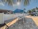 Enjoy outdoor gatherings in the shaded picnic area, complete with tables and chairs, next to the pool at 2749 Countryside Blvd # 20, Clearwater, FL 33761