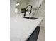 Close-up of a kitchen countertop with undermount sink and a gooseneck faucet at 2935 Lichen Ln # D, Clearwater, FL 33760