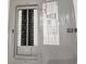 Siemens electrical panel box shows labeled breakers in gray box at 2935 Lichen Ln # D, Clearwater, FL 33760