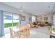 Open-concept living room seamlessly connects to the dining area and features a sliding door to the back yard at 3012 Magnolia Meadows Dr, Plant City, FL 33567