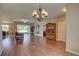 Spacious living area with fireplace and hardwood floors at 3813 Salida Delsol Dr, Ruskin, FL 33573