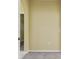 Bedroom features gray carpet, yellow walls and an entrance to a walk in closet at 4089 Windcrest Dr, Wesley Chapel, FL 33544