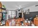 Spacious bonus room featuring checkered tile flooring, and convenient access to other rooms at 4425 W Bay Ave, Tampa, FL 33616