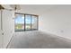 Bright bedroom with big windows ready for upgrades at 500 N Osceola Ave # 811, Clearwater, FL 33755