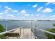 Enjoy breathtaking water views from the dock, providing a serene escape with city skyline in the distance at 500 N Osceola Ave # 811, Clearwater, FL 33755