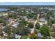 An aerial view of the community with the house in view with a red arrow at 526 36Th Ne Ave, St Petersburg, FL 33704
