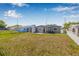 Backyard showing the home's exterior, storage shed, and spacious yard perfect for gardening or recreation at 5326 22Nd N Ave, St Petersburg, FL 33710