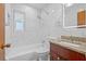 Renovated bathroom featuring a shower and modern vanity at 5326 22Nd N Ave, St Petersburg, FL 33710