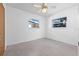 Bright bedroom with carpet, white walls and natural light at 5326 22Nd N Ave, St Petersburg, FL 33710