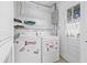 Convenient laundry room with washer, dryer and shelving for storage at 5326 22Nd N Ave, St Petersburg, FL 33710