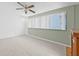 Spacious living room featuring ceramic tile and a ceiling fan at 5326 22Nd N Ave, St Petersburg, FL 33710