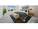 Bedroom with a large window and view. Modern marble floors and bright decor throughout at 600 115Th Ave, Treasure Island, FL 33706