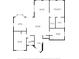 Detailed floor plan showcasing the layout of the house, including living areas, bedrooms, and bathrooms at 600 115Th Ave, Treasure Island, FL 33706